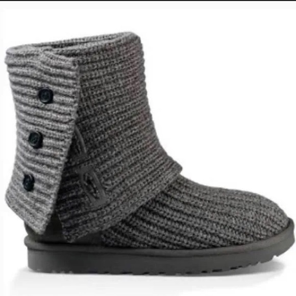 UGG Classic Cardy II Knit Boot Sherpa Winter
Warm Cozy Tall Button Chic - Picture 8 of 13